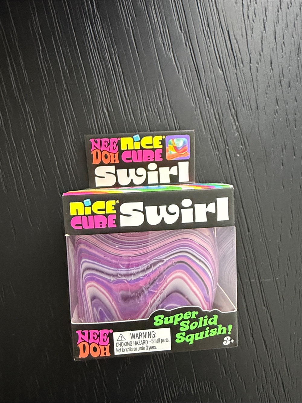 Nice Cube Swirl - Purple Swirl Super Solid Squish
